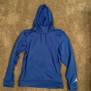 Air Jordan Men Small Hoodie Blue